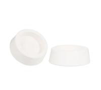 Tbest Lot de 2 Pare-Chocs d'échelle de Piscine pour Piscines Creusées, extrémité en Caoutchouc de 4,8 Cm, Tube d'échelle de Piscine Standard, Base Antidérapante Protège Le Revêtement et Les Murs