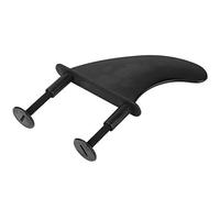 Tbest Lot de 3 ailerons de planche de surf portables en plastique pour planche de surf - Accessoire de remplacement noir (117 x 116 mm)