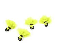 Tbest Lot de 4 Indicateurs de Frappe de Fil de Pêche à la Mouche avec Joint Torique, Crochet de Dérive à Haute flottabilité, Flotteurs pour la Pêche à la Truite, au Saumon, Accessoires de Verts
