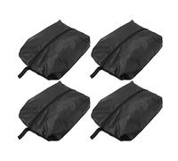 Tbest Lot de 4 sacs à chaussures, sac de rangement pour vêtements Noir, #511, 37*23CM, 37 x 23 cm