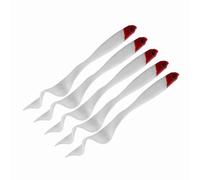 Tbest Lot de 5 Leurres de Pêche à Queue Souple en PVC de 13 Cm pour Tête de Serpent à Truite Basse avec Action de Nage Réaliste 6 Options de Couleurs Tête Plombée sans Mauvaises Herbes Haute (