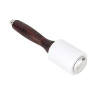 Tbest Marteau de Maroquinerie, Design Durable en Acier Inoxydable | Tête de marteau en nylon, manche ergonomique Schima Superba, performances durables, construction légère.