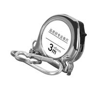 Tbest Mètre Ruban Porte-clés, Outil Compact de | Porte-clés léger, Mesures précises, Acier au carbone durable, Conception portable, Applications polyvalentes