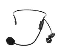 Tbest Microphone Casque Filaire 3,5 Mm, 3 Pièces, Micro à Condensateur avec Réduction du Bruit Unidirectionnelle, Son Clair, Conception de Crochet d'oreille pour l'enseignement en Conférence, Guide