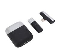 Tbest Microphone Lavalier sans Fil pour Enregistrer Une Interview en Direct avec Réduction du Bruit