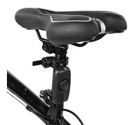 Tbest Mini Alarme Antivol pour Vélo - Alarme Antivol et Vibration avec Télécommande et Sirène 120 DB, sécurité de Cyclisme pour Vélo/électrique, Rechargeable par USB (Black)