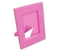Tbest Mini Cadres Photo 4,3 X 3,3 Pouces, en Plastique Robuste, pour Bureau, Affichage D'images pour 12, 11, 9, 8, 7, Décoration de Maison, de Bureau, (Pink)