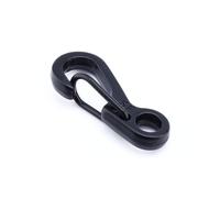 Tbest Mini Crochet à Clip en Alliage, Porte-Clés à Ressort pour Clés, Sac à Dos, équipement de Survie et Placage Antirouille sans