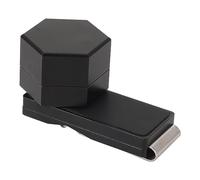 Tbest Mini Porte-Craie de Billard Magnétique Portable, Boîtier Hexagonal en Alliage d'aluminium avec Manchon à Clipser pour Un Accès Facile Pendant Le Jeu