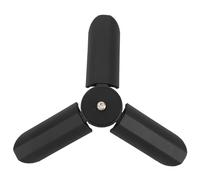 Tbest Mini Trépied Compact pour la Poignée du Stabilisateur de Caméra PAL, Matériau ABS Premium, Support à Plusieurs Usage (Black)