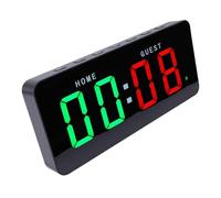 Tbest Minuteur de Gymnase avec Télécommande, Écran LED 12 Pouces | Batterie rechargeable, Installation polyvalente, Sports d\'intérieur