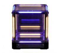 Tbest Miroir Infini Lumière, Conception à Contrôle Tactile 4D | Rechargeable, Décor accrocheur, Taille compacte, Idéal pour chambre à coucher, Lampe d\'ambiance LED