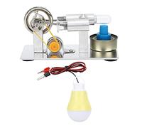 Tbest Modèle de Moteur Bricolage Mini D'éducation Artisanale Physique à Vapeur, CNC Cadre traité pour Les Jouets pour Enfants