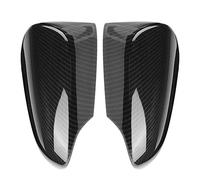 Tbest Modification de la Décoration Intérieure et Extérieure de la Voiture 1 Paire de Garniture de Couverture de Rétroviseur Latéral en Fibre de Carbone pour Chr