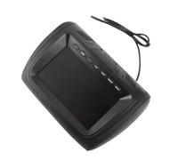 Tbest Moniteur D'appui-tête de Voiture, Lecteur MP5 à écran Large de 7 | Boîtier ABS, Utilisation sur Siège Arrière, Support USB et Carte Mémoire, Sortie D'entrée AV, Supports Réglables, Voitures