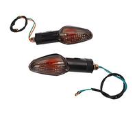 Tbest Motorcycle Turn Signal Light Lend Blinker ABS Remplacement de Lampe Indicatrice Durable pour CBR250 250R 125 150 2013 2017 2PCS (Couverture fumée)