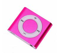 Tbest MP3 Player with HiFi Sound, Built-in Speaker (Rose Rouge)
