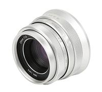 Tbest Newyi 25 Mm F1.8 II Verre Optique Argent Grande Ouverture du Manuel de Mise au Point Fixe pour la Photographie Humaniste de Paysage (E-Bouche)