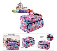 Tbest organisateur de fil Tbest Sac de seau de stockage Sac à coudre en fil de Crochet, boîte de rangement pour mercerie aiguille