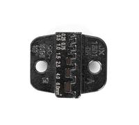 Tbest Outil de Sertissage de Fil Jx-1601-10 avec 5 Moules à Mâchoires Interchangeables pour Borne 28-18 Awg 0,1-1,0 mm² Pince à Sertir pour Virole de Lacet de Démarrage Pince à Sertir à Cliquet pour