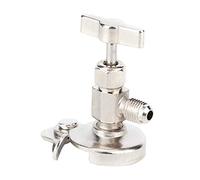 Tbest Ouvre-Bouteille de Réfrigérant Aiguille à Piquer Haute dureté Vanne de Distribution à Ouverture Facile Peut Taper pour R12 R134A Climatisation Petit Alliage D'aluminium