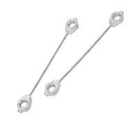 Tbest Paire de Câbles de Frein de Levage de Pont 946 0970 de Remplacement Cub Cadet RZT17 RZT22 RZT42 RZT50 Yard Machines PGT9000 en Acier de Haute qualité Noir