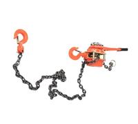 Tbest Palan à Chaîne à Levier en Acier allié 1,5 Tonne 10 Pieds équipement de Levage à Cliquet Robuste pour Ateliers de Garage Aménagement Paysager de Jardinage Forestier