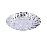 Tbest Panier à Vapeur en Acier Inoxydable, Support Alimentaire Pliable pour Autocuiseur, Cuiseur à Riz, Outil de Cuisine Multi-usage, Passe au Lave-vaisselle, Support de Cuisson Antirouille (Cuiseur