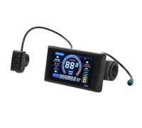 Tbest Panneau D'affichage LCD à Vélo électrique S966 Léger Facile à Installer la Commande D'écran pour Les Vélos avec Un Guidon de 22,2 Mm