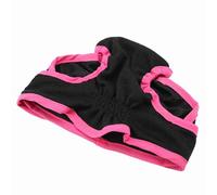 Tbest Pantalon de Polyester pour Chiens Bande élastique Réglable pour Empêcher Le Harcèlement Sexuel Pantheler Physiologique (XL)