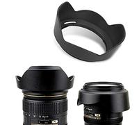Tbest Pare-Soleil Compatible avec AF-S 24-120mm | Plastique durable, Protège de la poussière, de l\'éblouissement, Accessoires de photographie
