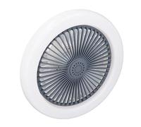 Tbest Petit Ventilateur, Ventilateur, Ventilateur de Plafond, Ventilateur d'éclairage Réglable 85-265 V avec Pied de Lampe E27 pour la Pièce à la Maison