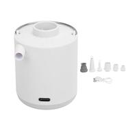 Tbest Petite Pompe à Air, 3 sur 1 Conception Déchargeable de Déflation de L'inflation Efficace avec Lumière LED pour Randonnée de Camping en Plein Air