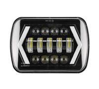 Tbest Phare à DEL H4, 210W 6000K 21000LM H4 LED Phare Etanches IP67 Lampe frontale adaptée pour Cherokee XJ 12-24V