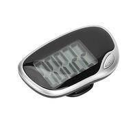 Tbest Pidomètre de Marche étape Contre-écran Numérique Précis Facile à Lire Le Capteur 3D Capteur Léger Compact pour la Randonnée en Cours D'exécution de Matériau ABS Sports