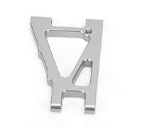 Tbest Pièce de Bras Inférieur Avant Améliorée pour 1/10 (Silver) | Alliage d\'aluminium durable, Pour véhicules tout-terrain 4 roues motrices, Plusieurs couleurs disponibles