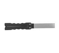 Tbest Pierres à Aiguiser Pliantes, Pierre à Aiguiser en Forme d'éventail, Outil de Meulage Fin et Grossier pour la Cuisine, Couteaux d'extérieur, Affûteur de Lames Portable