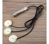 Tbest piezo,Piezo,Piezo Pickup for Acoustic Guitar,Tbe 300-1 Micro Piézo Microphone De 3 en 1 Replacement pour Guitare Acouique,Pick-Up Endpin Jack 6Mm Replacement pour
