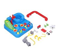 Tbest Piste de Course éducative pour Tout-Petits, Voiture Jouet | Matériau ABS durable, favorise les compétences pratiques, idéal pour jouer en intérieur, couleurs vives
