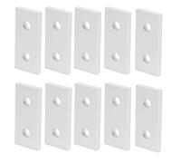 Tbest Plaque de Jonction en Aluminium, Connecteur Vertical à 2 Trous (2020) | Aluminium solide, Idéal pour la construction, Épaisseur de 4 mm, Surface lisse, Conception flexible