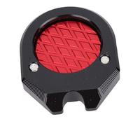 Tbest Plaque D'extension de Support Latéral en Alliage D'aluminium, Support Solide, Central, Coussin D'agrandissement du Pied pour Xmax Nmax Nvx Aerox (rouge)