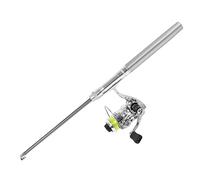 Tbest Pocket Fishing Rod with Aluminum Alloy Reel | Léger, résistant à la corrosion, taille compacte, pêche polyvalente, compatible avec diverses méthodes de pêche