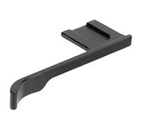 Tbest Poignées de Pouce D'appareil Photo en Alliage D'aluminium, Poignée Ergonomique de Repose-Pouce pour GR2 X70, Légère et Durable, Usinée CNC (Black)