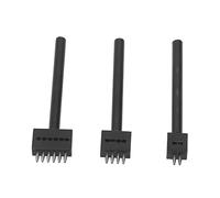 Tbest Poinçon Punch Outil Ensemble, Tailles 4mm-6mm (5 millimètres) | Matériau en acier, Conception durable, Adapté au cuir, Adhérence améliorée