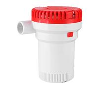 Tbest Pompe de Cale Marine Robuste 2000GPH 12V/24V DC, Pompe à Eau Submersible avec Arbre en Acier Inoxydable pour Bateaux, étangs et Spas (24V)