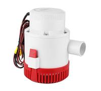 Tbest Pompe de Cale Submersible Professionnelle 3500GPH Pompe à Eau Robuste de qualité Marine 12V DC Haute capacité pour Bateaux Yachts Arbre en Plastique ABS en Acier Inoxydable