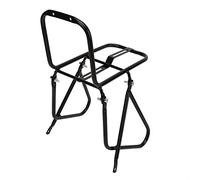 Tbest Porte-Bagages Avant de Vélo Porte-Bagages Avant de Vélo en Acier Robuste Capacité de 33,9 Oz 15 Kg avec Déflecteur surélevé pour Les Déplacements Quotidiens