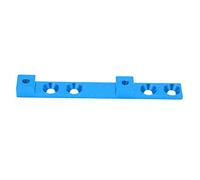 Tbest Porte-Bouteille de Vélo en Alliage d'aluminium, Position du Trou, pour Cadre de Vélo, Léger, Antirouille, Placage sous Vide (Quatre Trous Bleus)