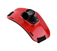 Tbest Porte Canne Ceinture,Bauchgurt,Tbe port Canne À Peche Ceinture Taille Régle Pêche Harnais Bate Mer(Rouge)