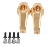 Tbest Porte-moyeu Avant en Laiton, 1 Paire de Porte-moyeu Avant Accessoire RC en Laiton Robuste pour contrepoids Traxxas 1/10 RC